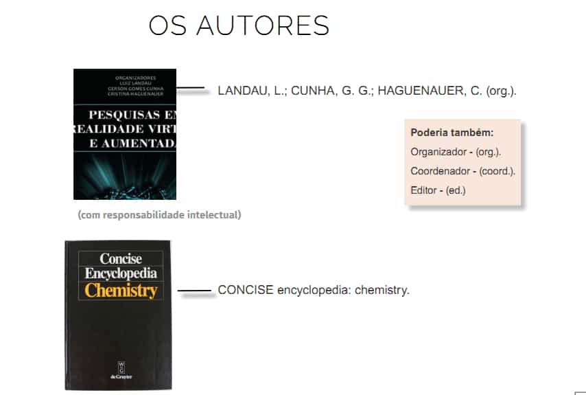 os autores