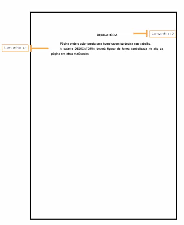 Como fazer uma dedicatória abnt