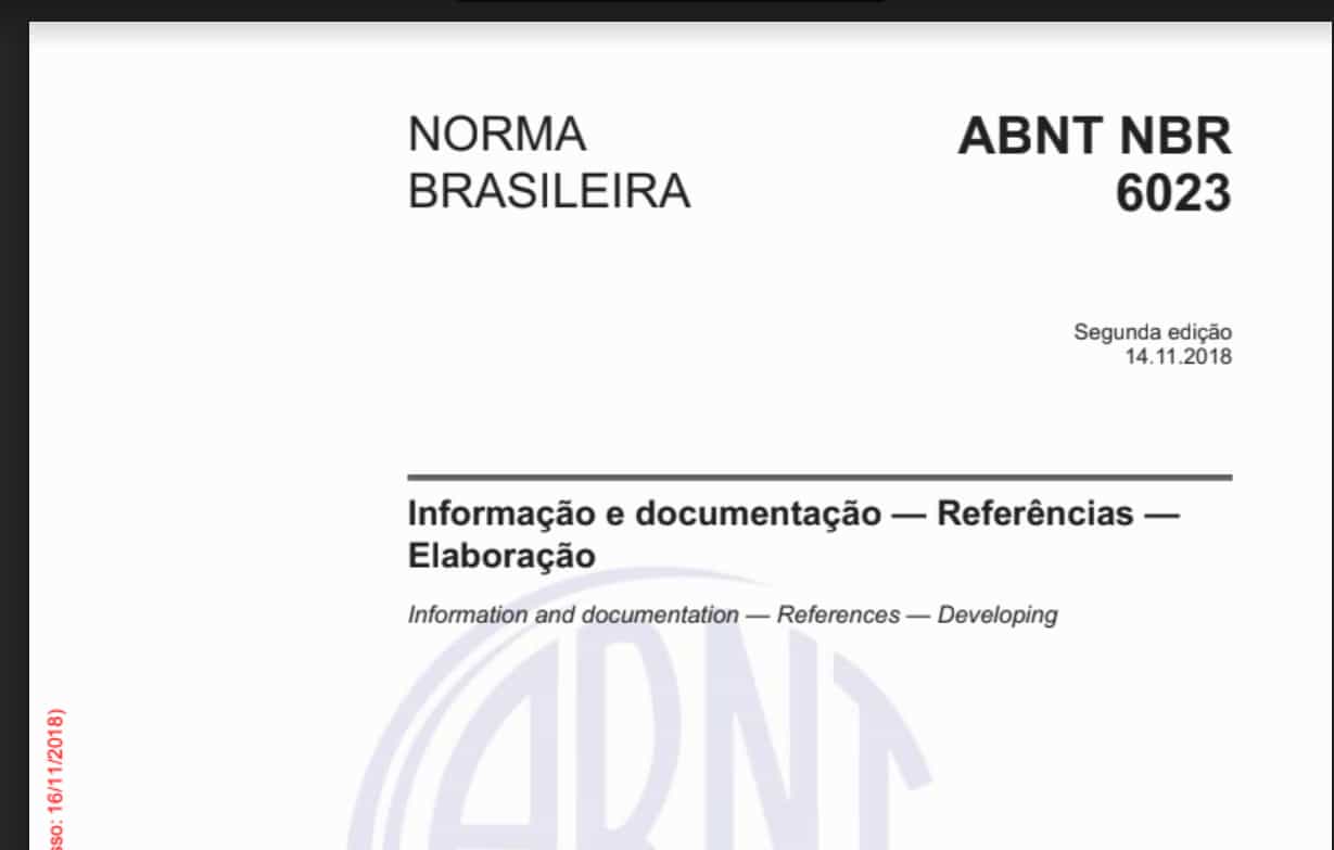 NBR 6023 – como fazer referências pelas normas ABNT