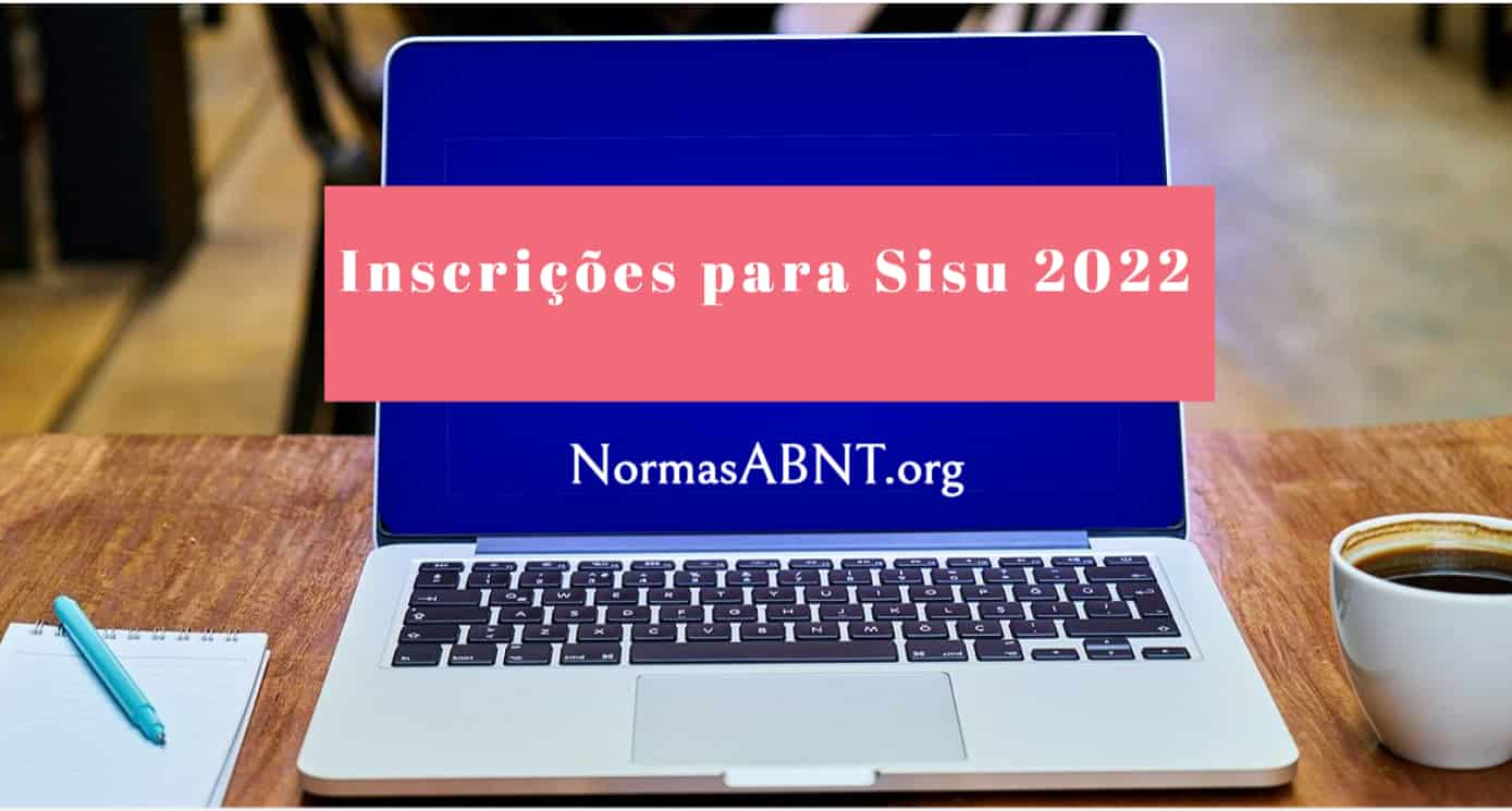 Inscrições para Sisu 2022