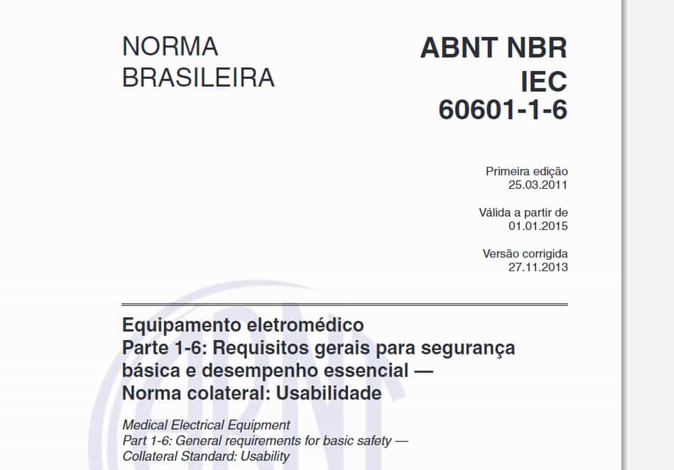 ABNT NBR IEC 60601-1-6