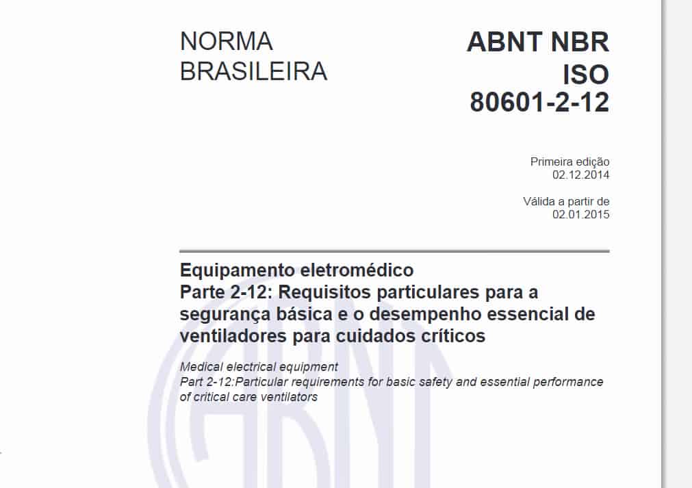 ABNT NBR ISO 80601-2-12