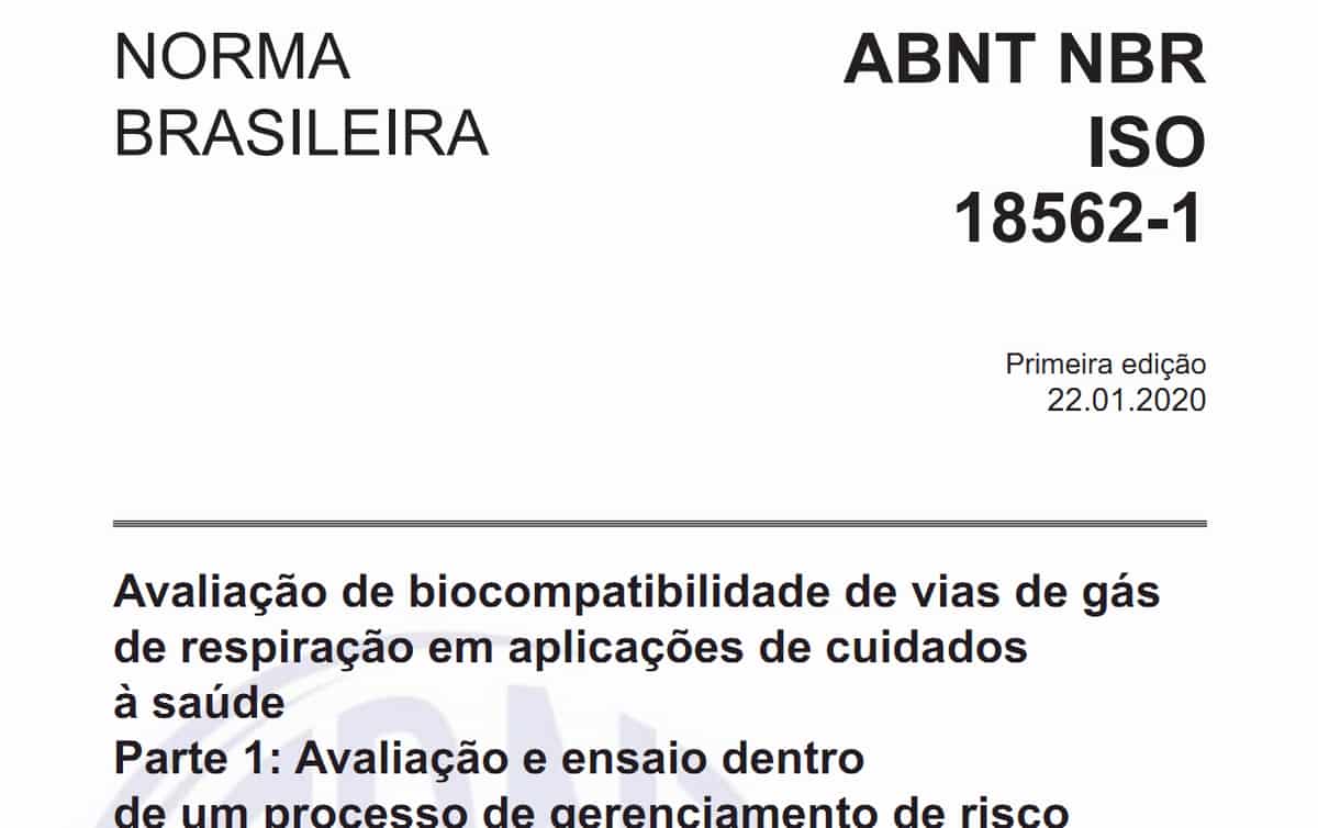 Código - ABNT NBR ISO 18562-1