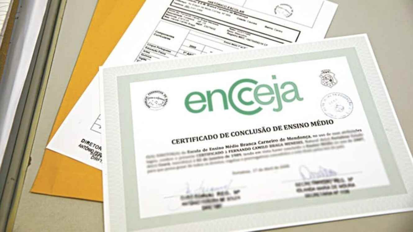 certificado Encceja em AL