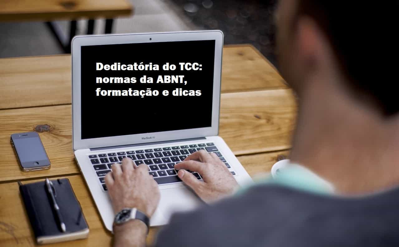 formatação da Dedicatória