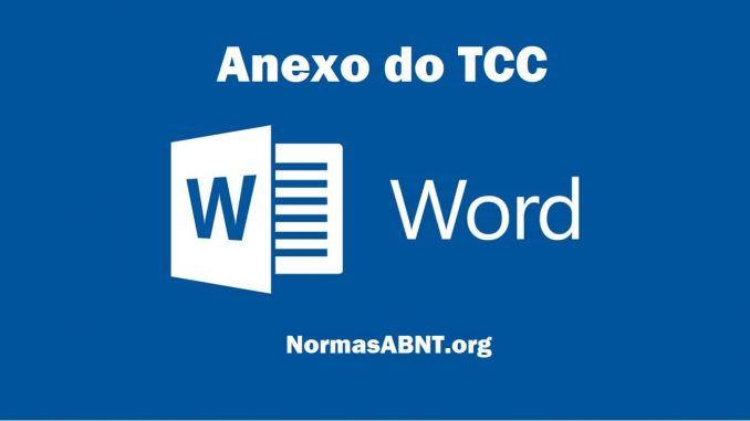 formatação anexo do tcc