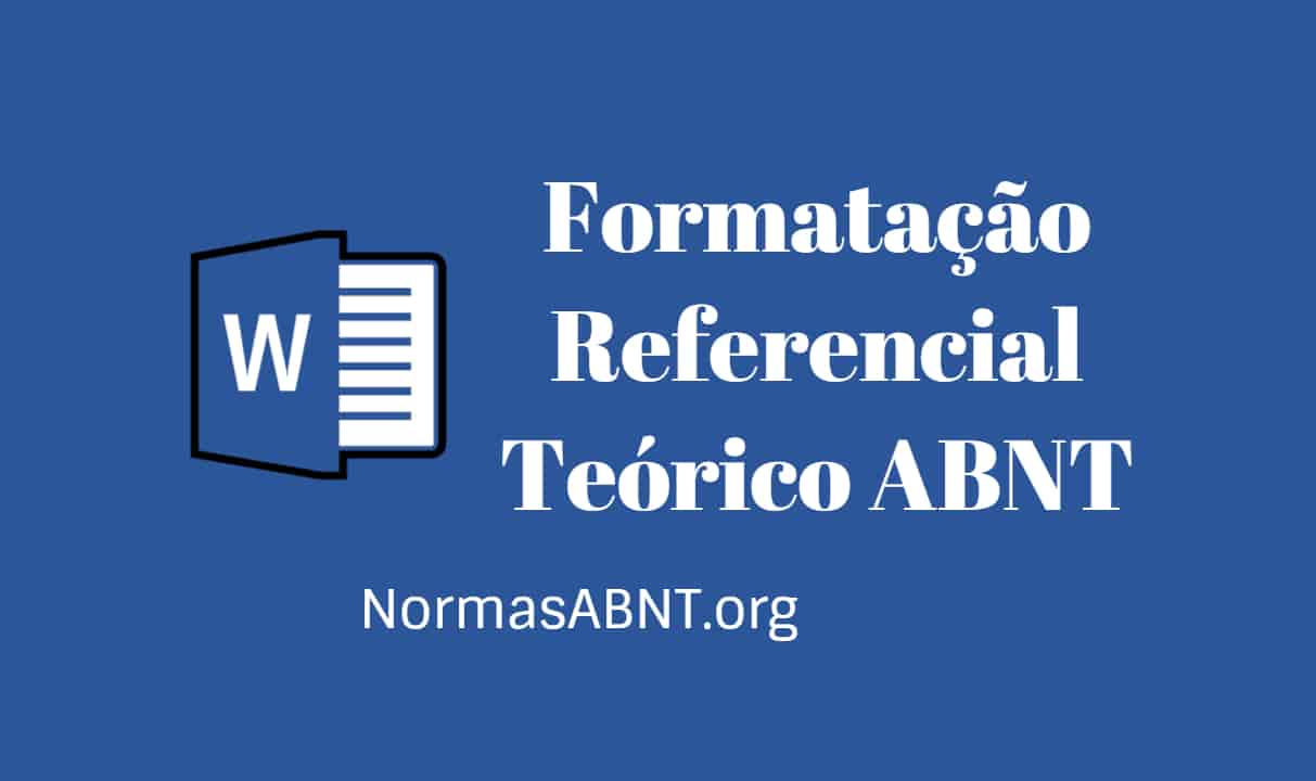 Formatação Referencial Teórico ABNT