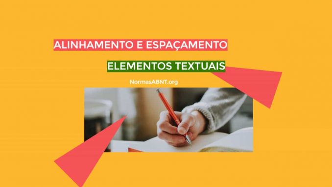 formatação dos elementos textuais