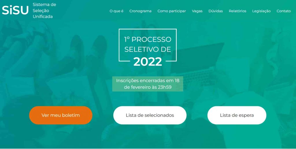 SISU 2022.2 Segundo semestre