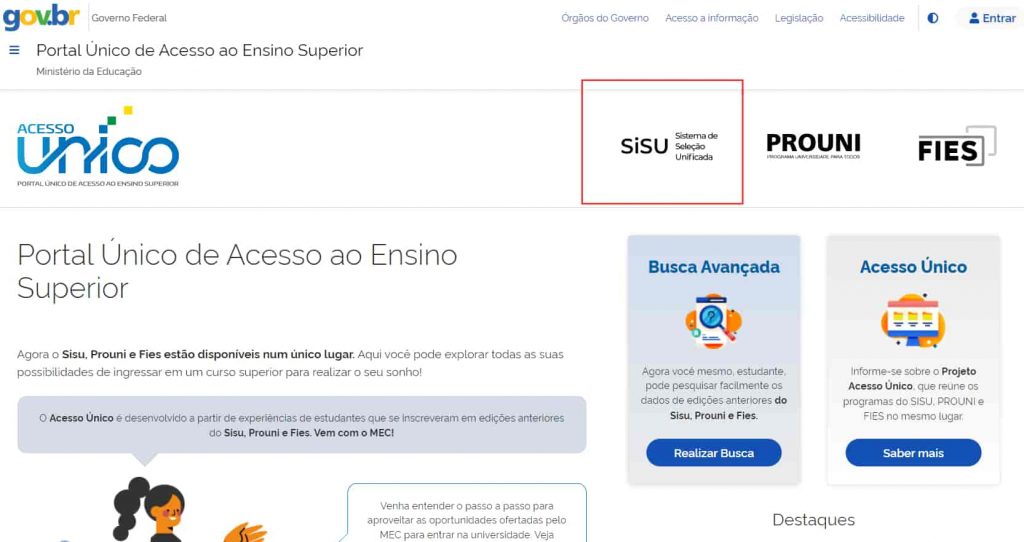 inscrições sisu 2023