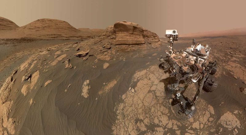 Rover perseverance em Marte