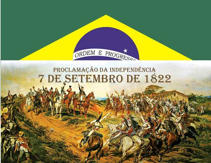 independência do Brasil aconteceu no dia 7 de setembro de 1822