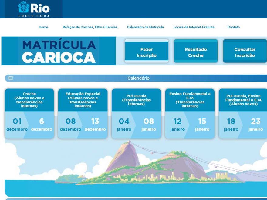 Matrícula Rio (matrícula carioca) 2025