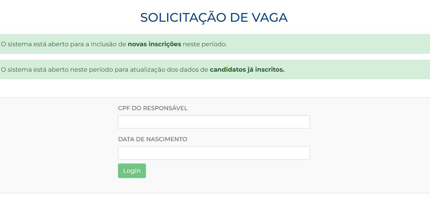 Passo a passo fazer matrícula para rede municipal de Bento Gonçalves