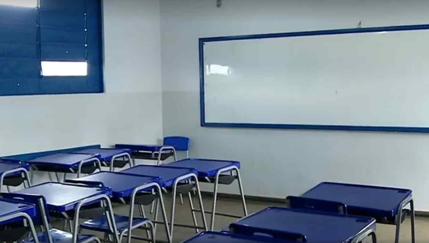 sala de aula rede estadual Goiás