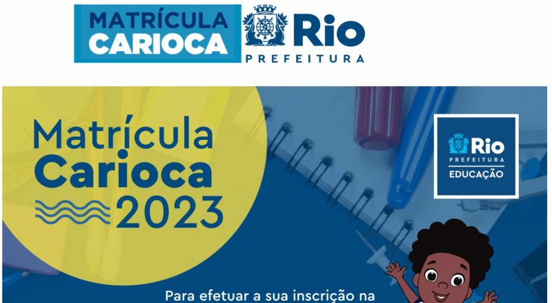 matrícula Creches públicas municipais do Rio de Janeiro
