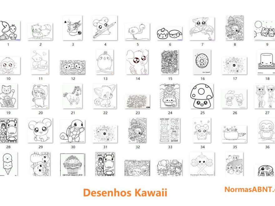 desenhos Kawaii