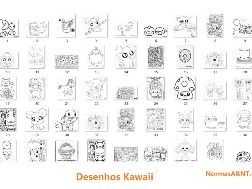 Desenhos de Kawaii para colorir  Desenhos kawaii, Desenho de gato fácil,  Desenhos fofos para colorir