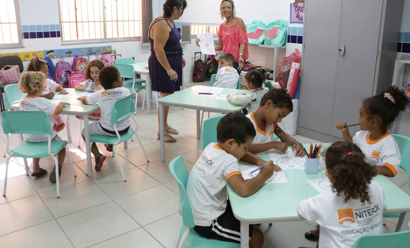 alunos na rede municipal de niterói