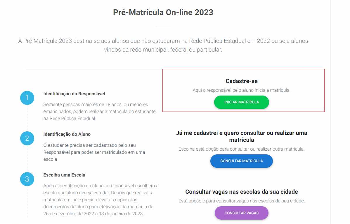 Fazer a Matrícula no Piauí em 2024