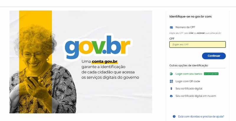 login com conta gov.br