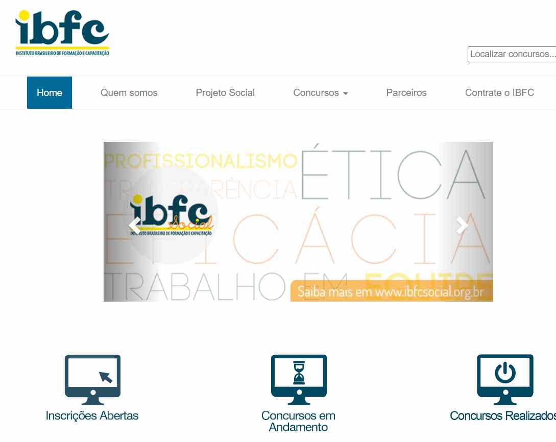 site www.ibfc.org.br
