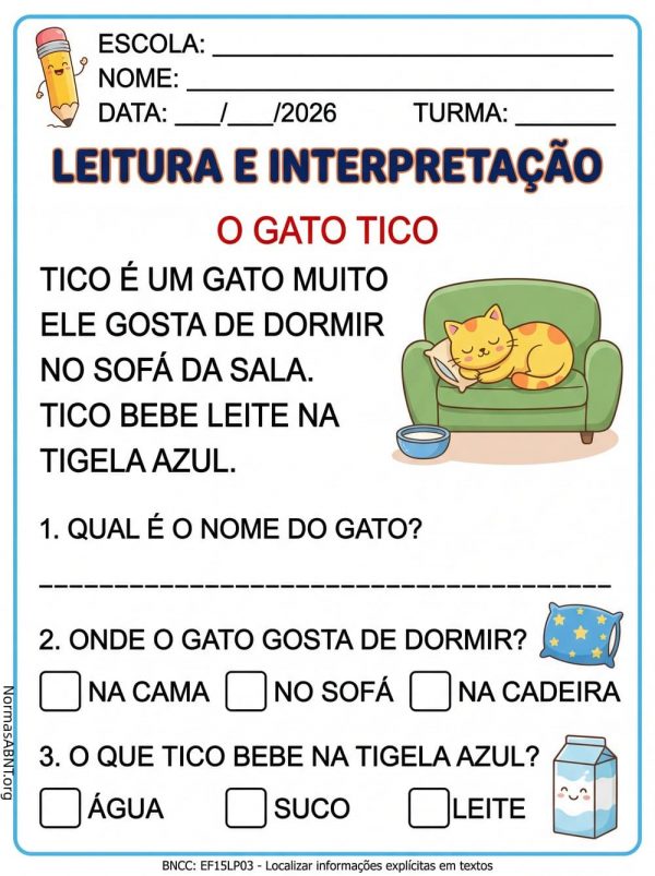 leitura e interpretação da língua portuguesa