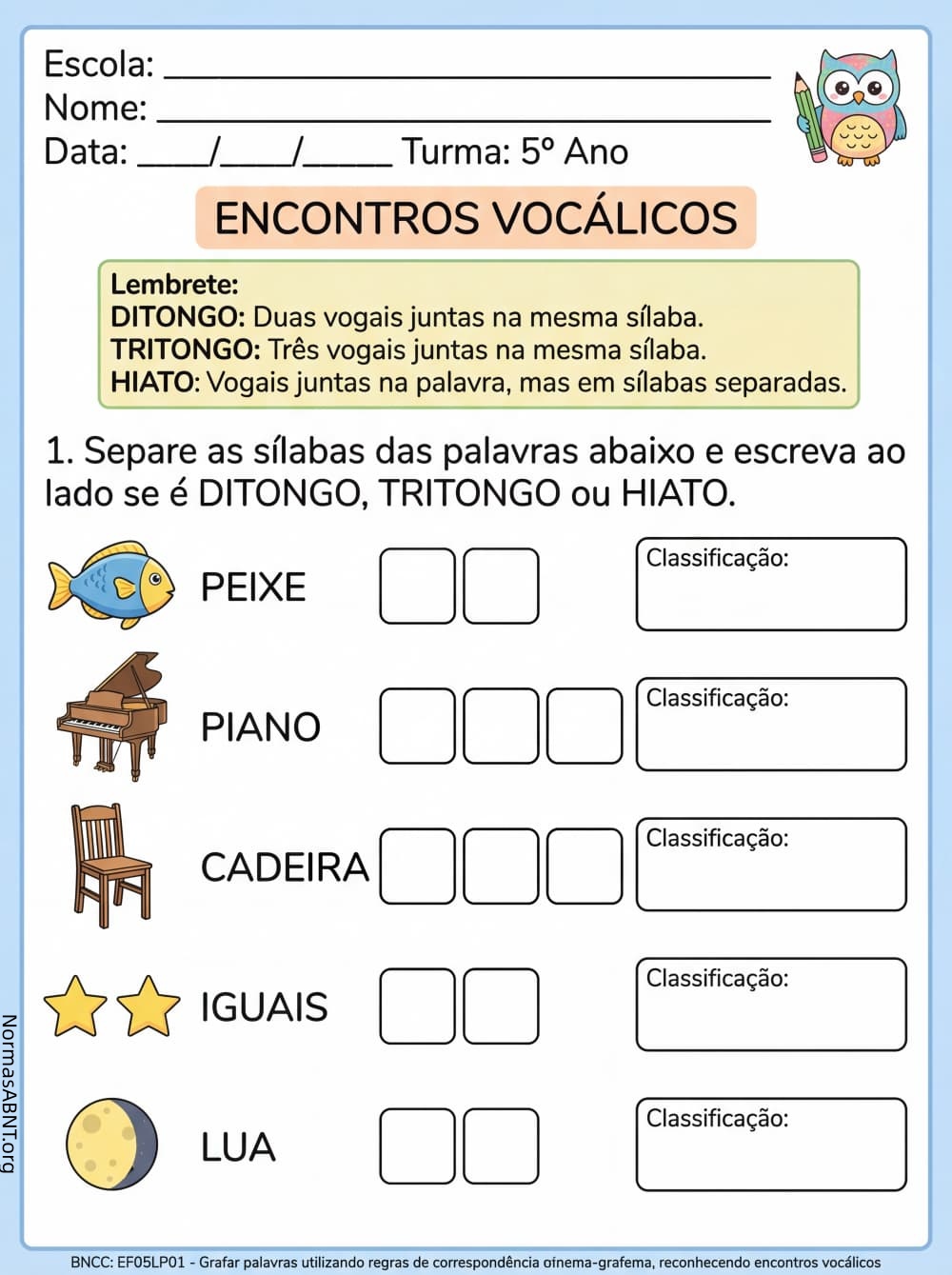 Encontros Vocálicos