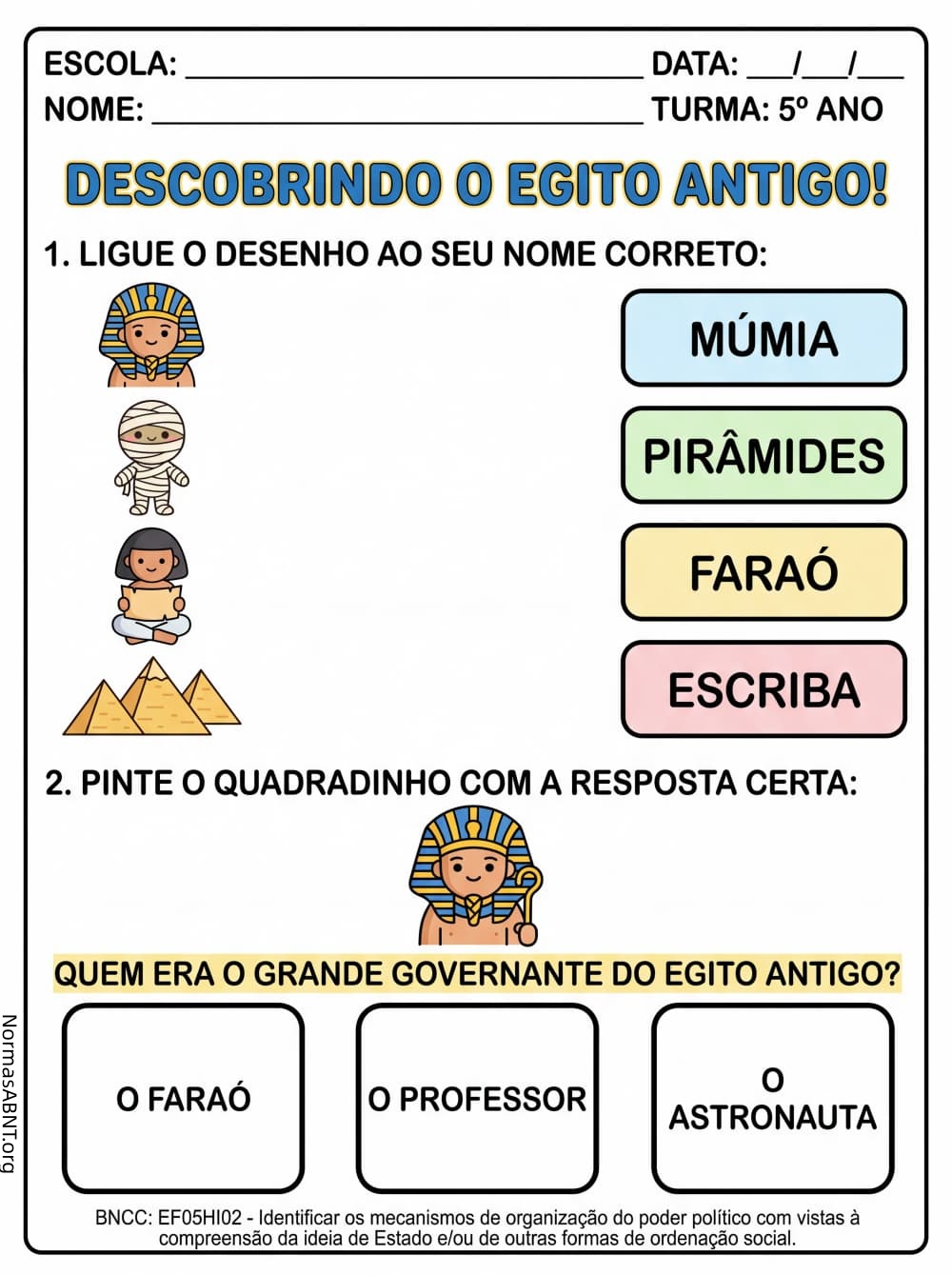 Descobrindo o Egito antigo