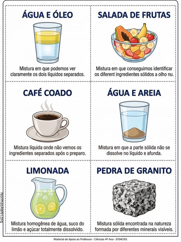 flashcards para cortar para ciência para 4º ano do ensino fundamental