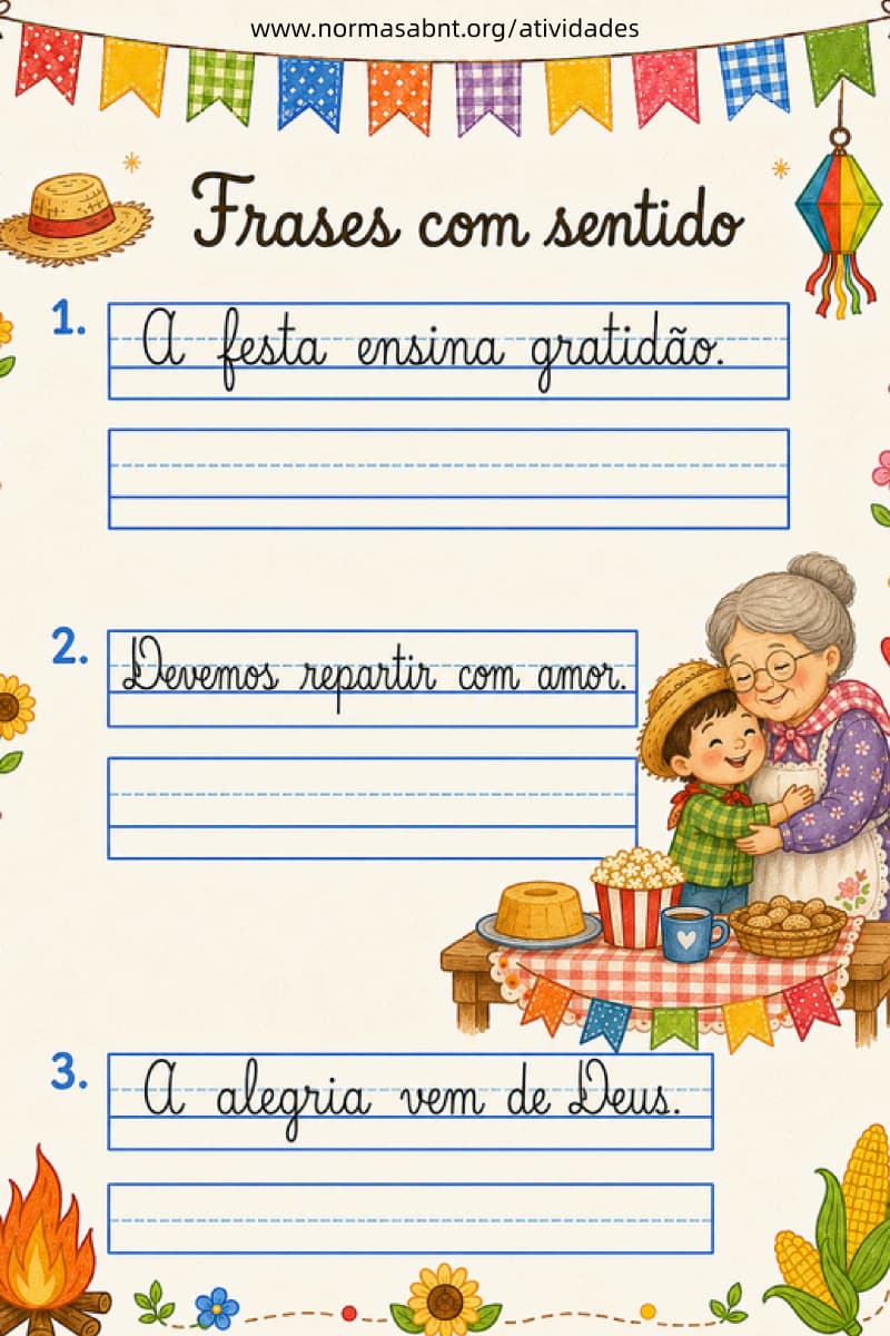 caligrafia para Festa Junina - página 12
