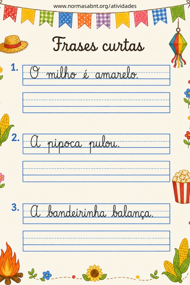 caligrafia para Festa Junina - página 4