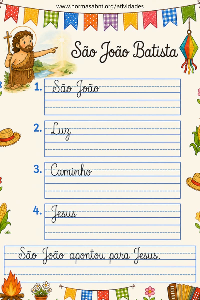 caligrafia para Festa Junina - página 8