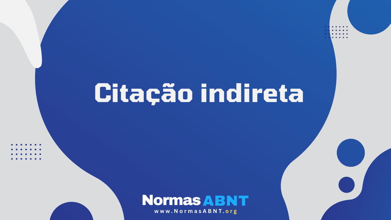 Citação indireta