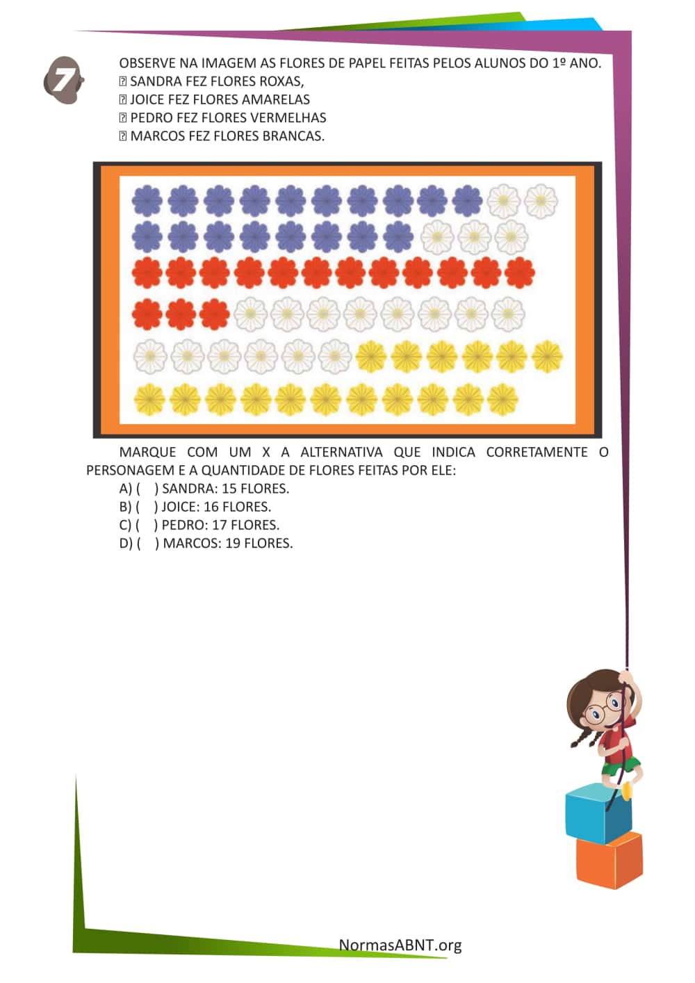atividades EF01MA04 - Contar a quantidade de objetos, folha 4