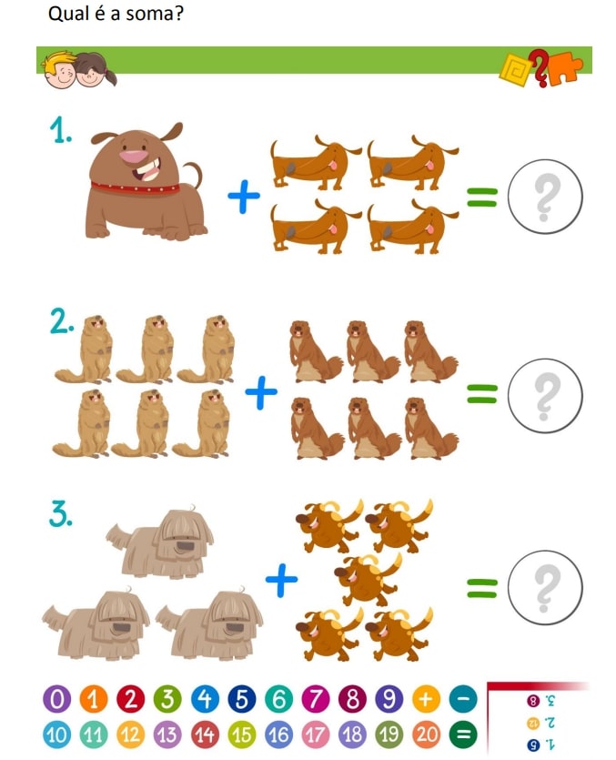 atividade matematica - soma