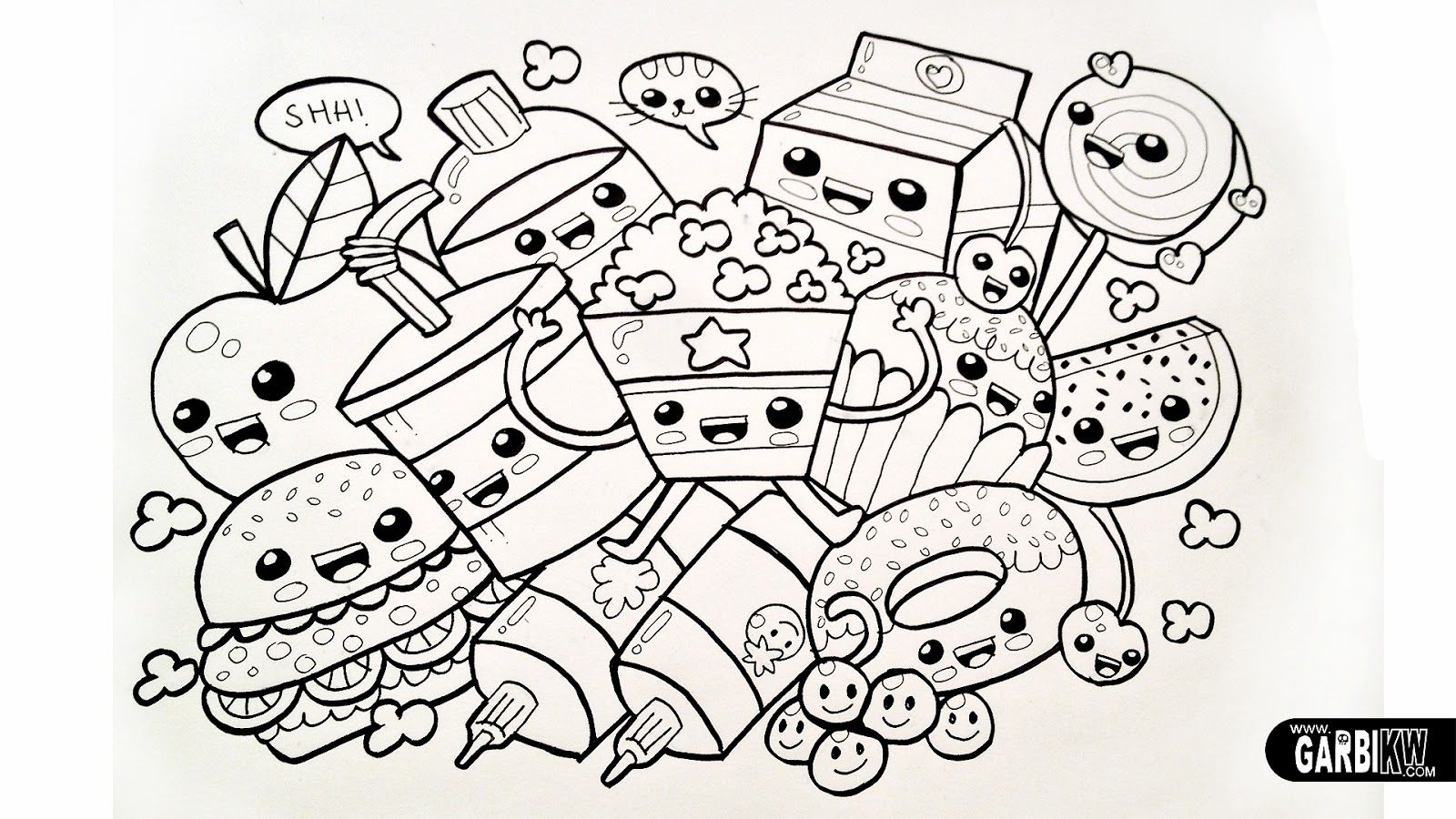 Desenhos para Colorir Kawaii : nossas 30 imagens favoritas