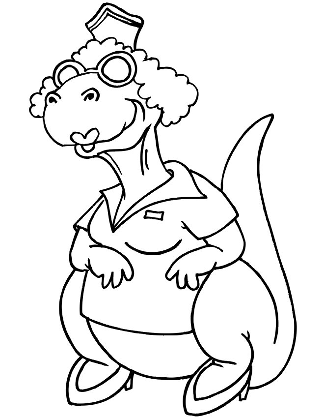 desenho dinossauro fofo 12