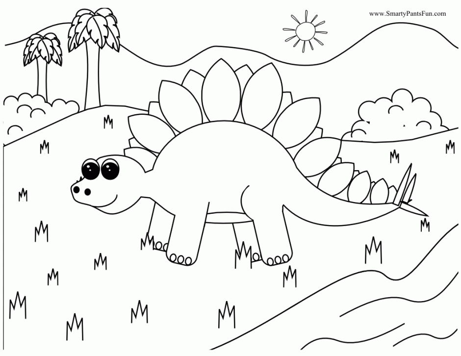 desenho dinossauro fofo 13