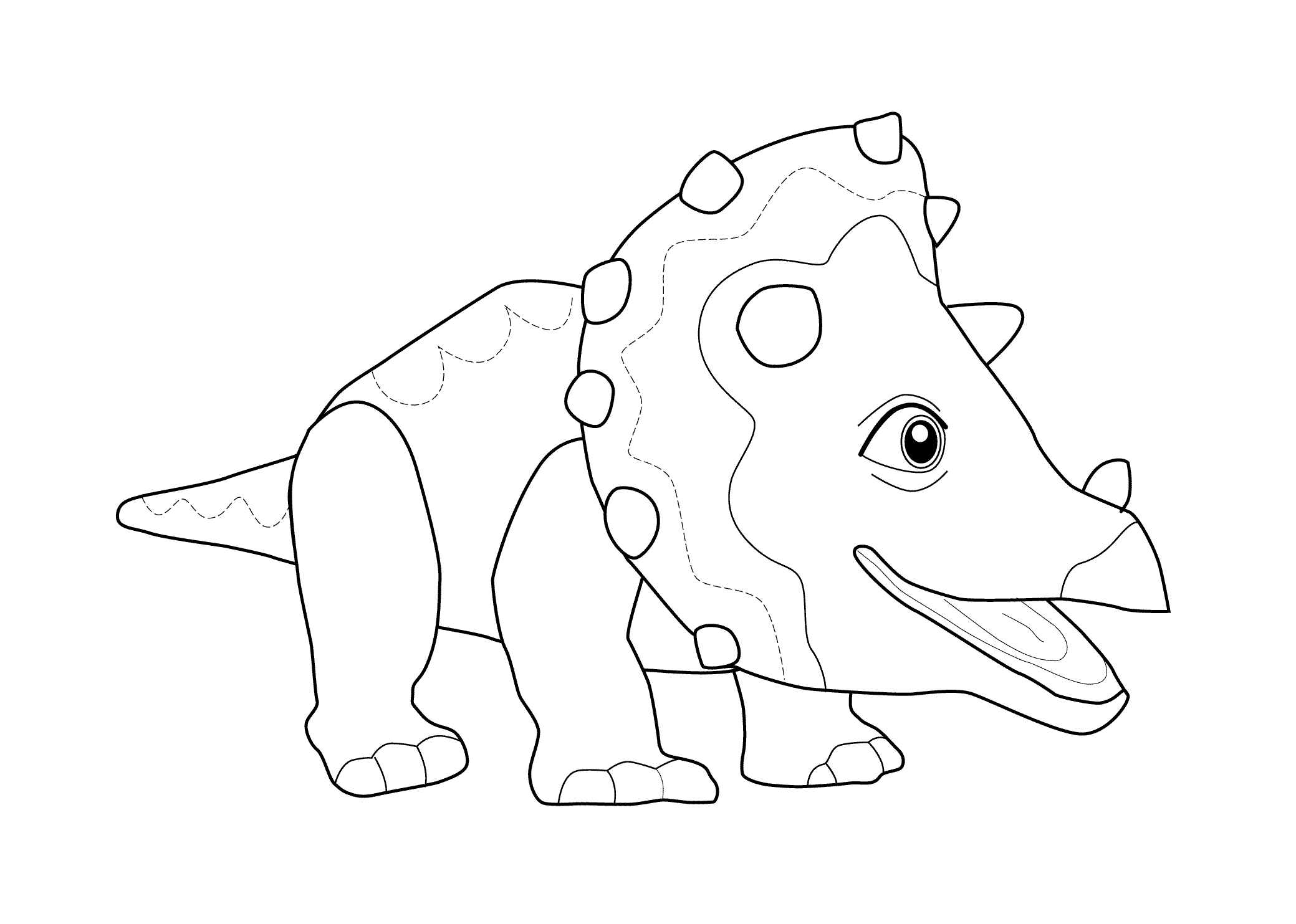 desenho dinossauro fofo 38