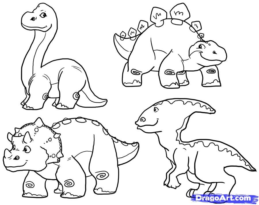 desenho dinossauro fofo 39