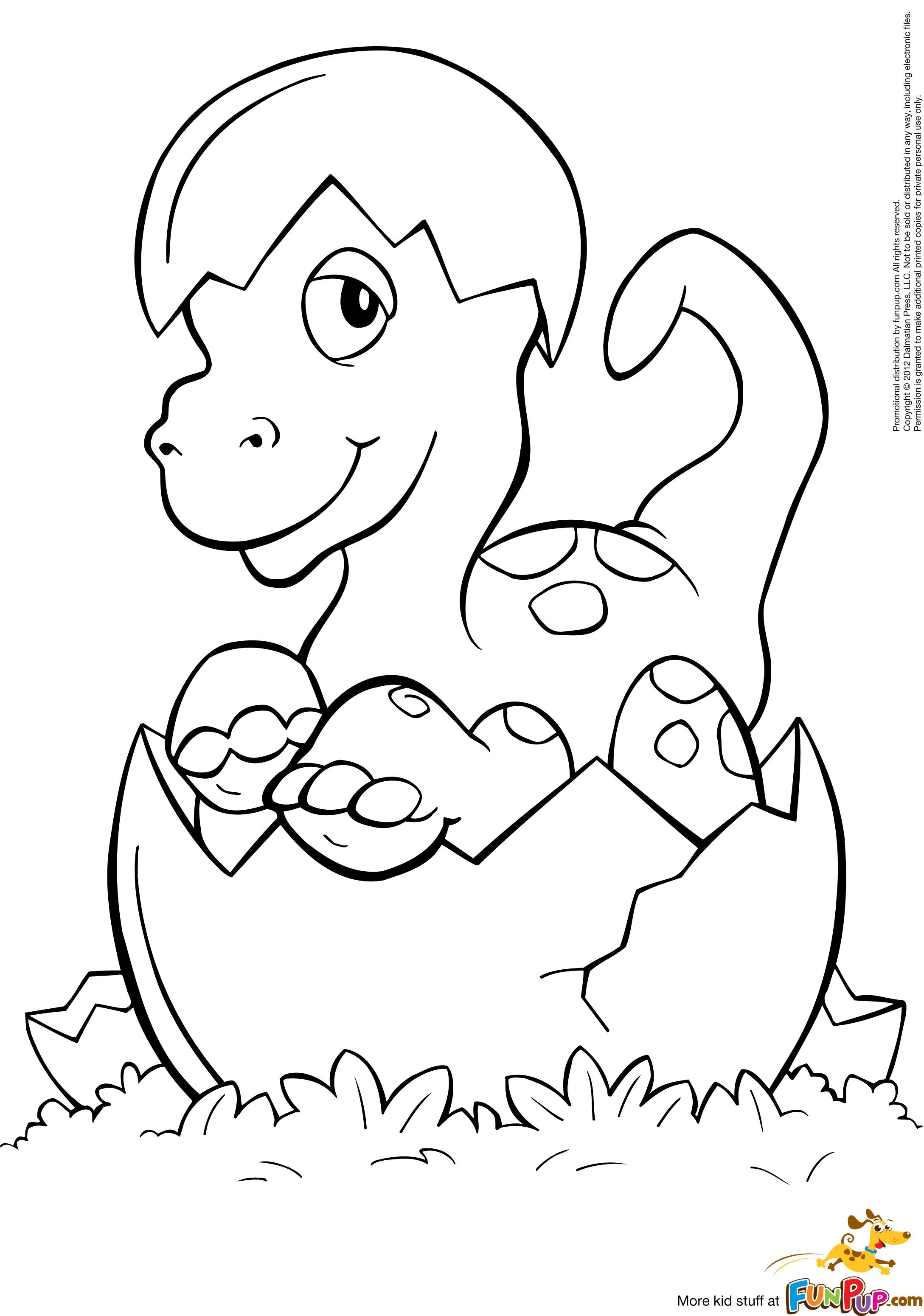 desenho dinossauro fofo 48