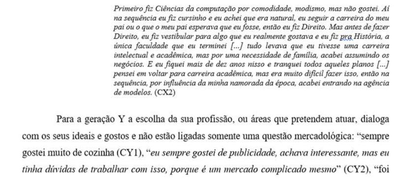 exemplo Citação de Entrevistas não publicadas 1